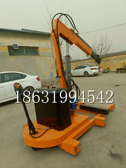 嘉峪关市自卸车厢随车吊 自制轮式四不像起重机 四驱平板吊 5吨 贵盛
